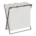 WENKO 71298800 - Kôš na prádlo TRIO 69x76 cm krémová/čierna