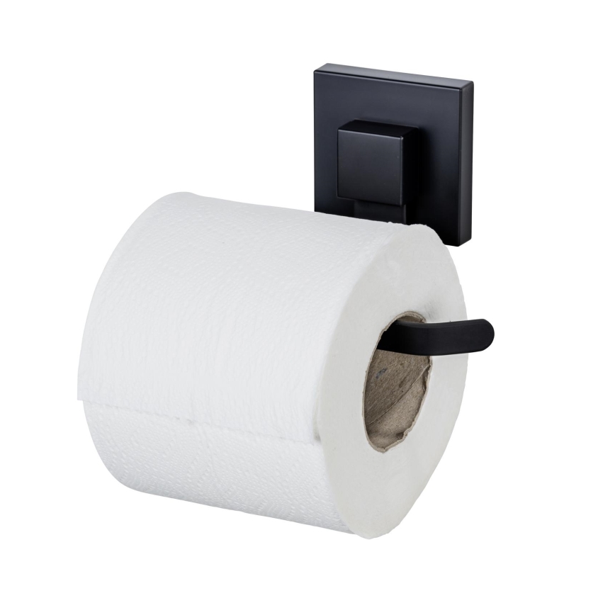 WENKO 71447800 - Držiak toaletného papiera VACUUM-LOC QUADRO ED 14x11 cm čierny