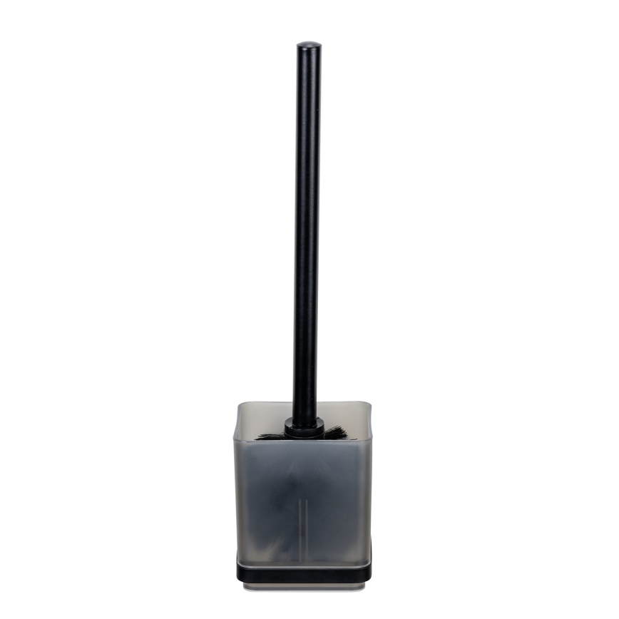 WENKO 71450800 - WC sada VACUUM-LOC QUADRO ED 9,5x37 cm čierna