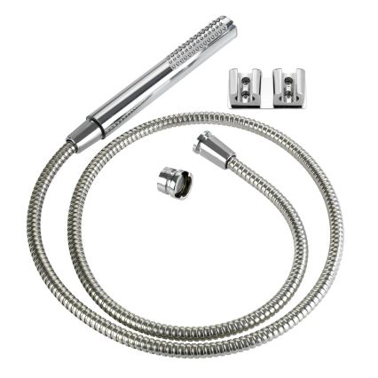 WENKO 81340100 - Sprcha DUO 170x2,7 cm lesklý chróm/strieborná/sivá