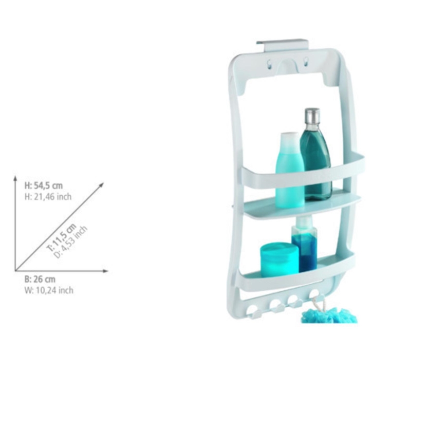 WENKO 8409100 - Regál UNIVERSAL 26x54,5 cm biely