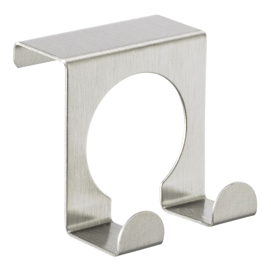 WENKO 8411100 - Háčik 5x5 cm nerezový/strieborný