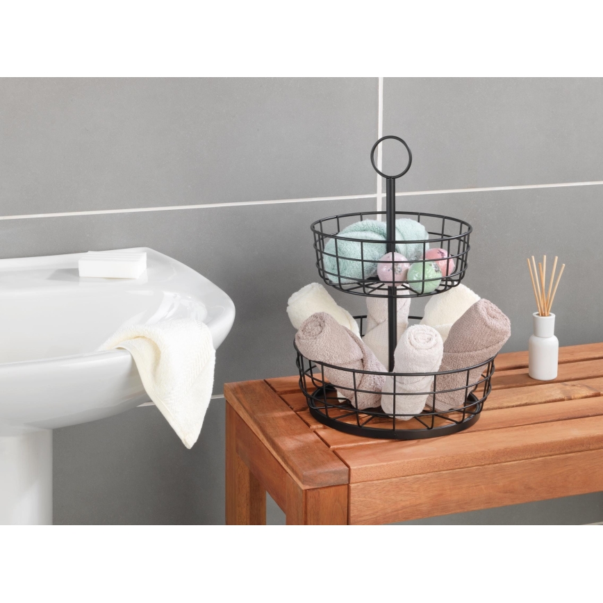 WENKO 88740800 - Kôš LOFT 28 x 39 cm, čierny