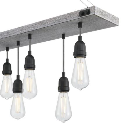 Westinghouse 6116440 - Luster na reťazi ASHWOOD 7xE27/60W/230V