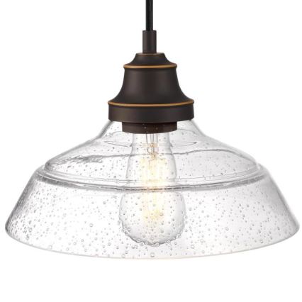 Westinghouse 6116640 - Luster na lanku IRON HILL 1xE27/60W/230V priemer 28 cm