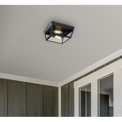Westinghouse 61219 - Vonkajšie stropné svietidlo PETERSON 2xE27/40W/230V IP44