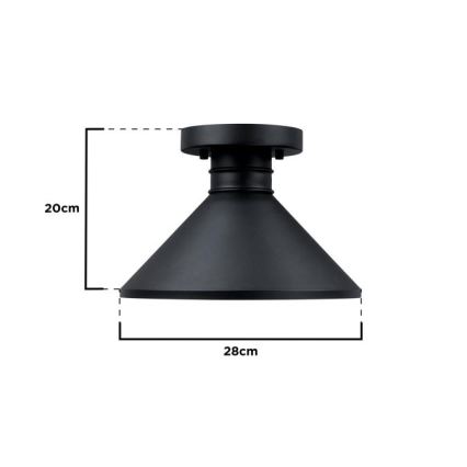 Westinghouse 61238 - Vonkajšie stropné svietidlo WALTER 1xE27/60W/230V IP44