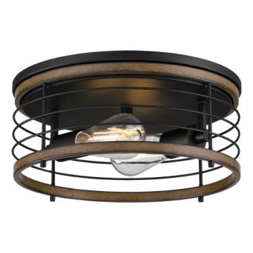 Westinghouse 61250 - Stropné svietidlo ACKTON 2xE27/60W/230V barnwood