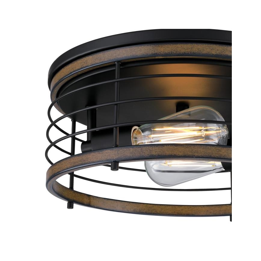 Westinghouse 61250 - Stropné svietidlo ACKTON 2xE27/60W/230V barnwood