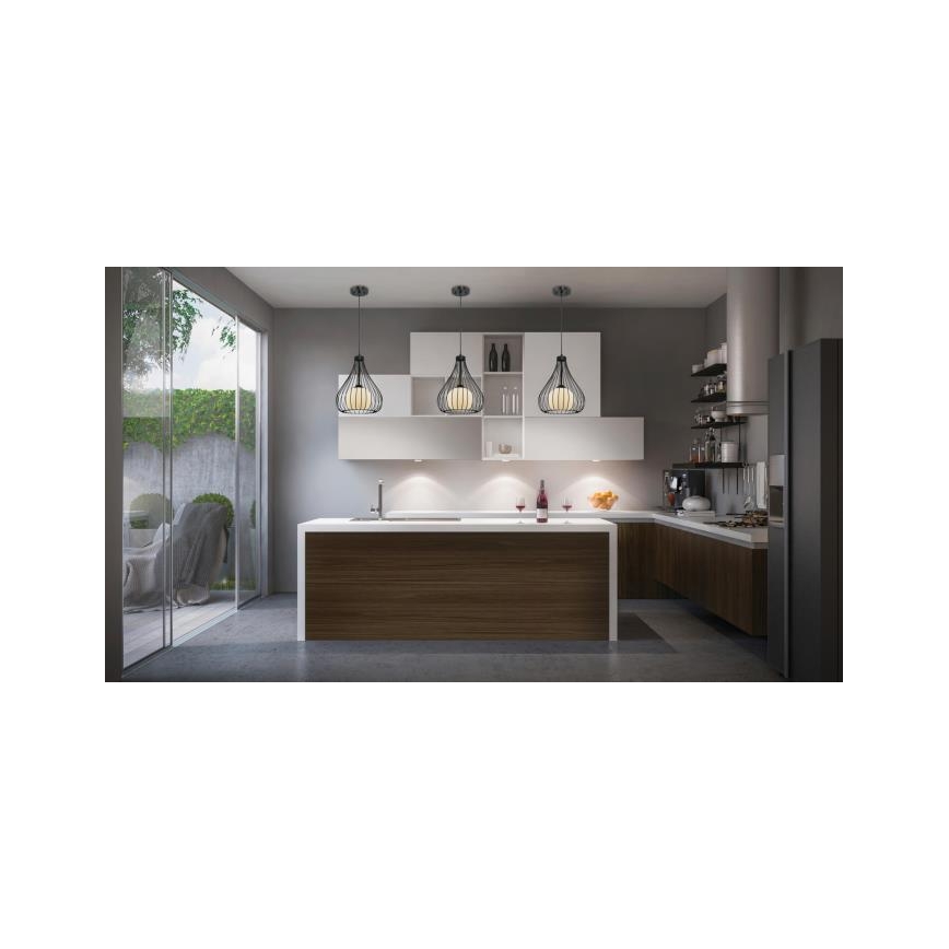 Westinghouse 6205140 - Závesné svietidlo na lanku 1xE27/60W/230V pr. 30 cm