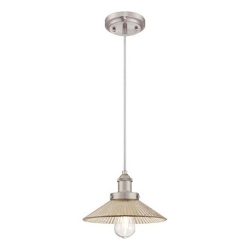 Westinghouse 6338840 - Závesné svietidlo na lanku BONNIE 1xE27/60W/230V pr. 25 cm