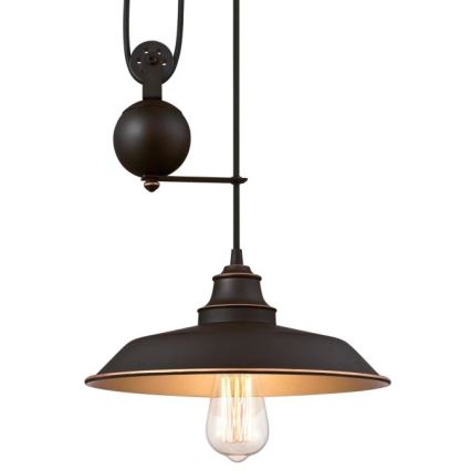 Westinghouse 6363240 - LED Luster na lanku IRON HILL 1xE27/60W/230V pr. 31 cm