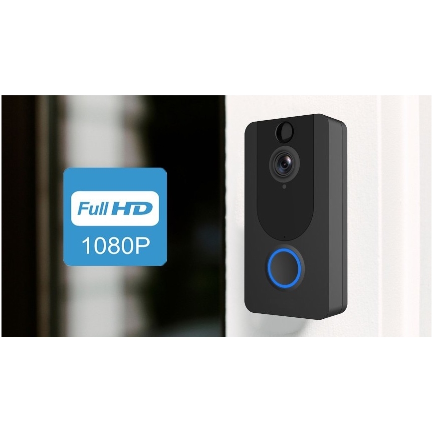 Wi-Fi bezdrôtový zvonček s kamerou 1080p IP64