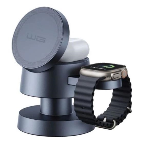 Winner Group - Bezdrôtová nabíjačka 4v1 MUSH8OOM 27W antracit