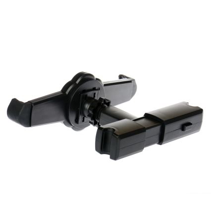 Držiak na tablet drží tablet. Je čierny, skladací a otočný. Je určený na umiestnenie tabletu v aute.