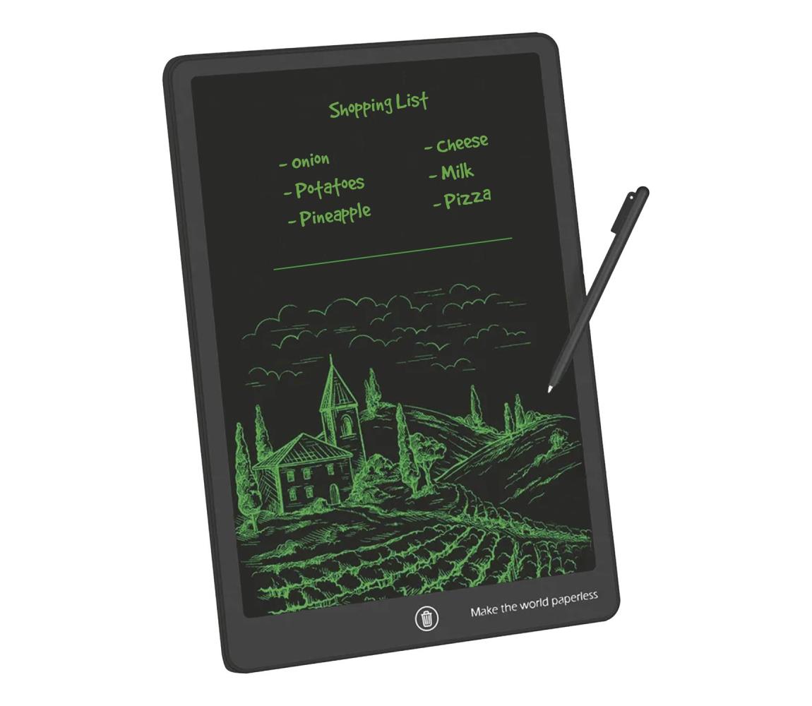 Winner Group - Elektronická kresliaca tabuľa 15" 1xCR2032 čierna WINLCDTABLET