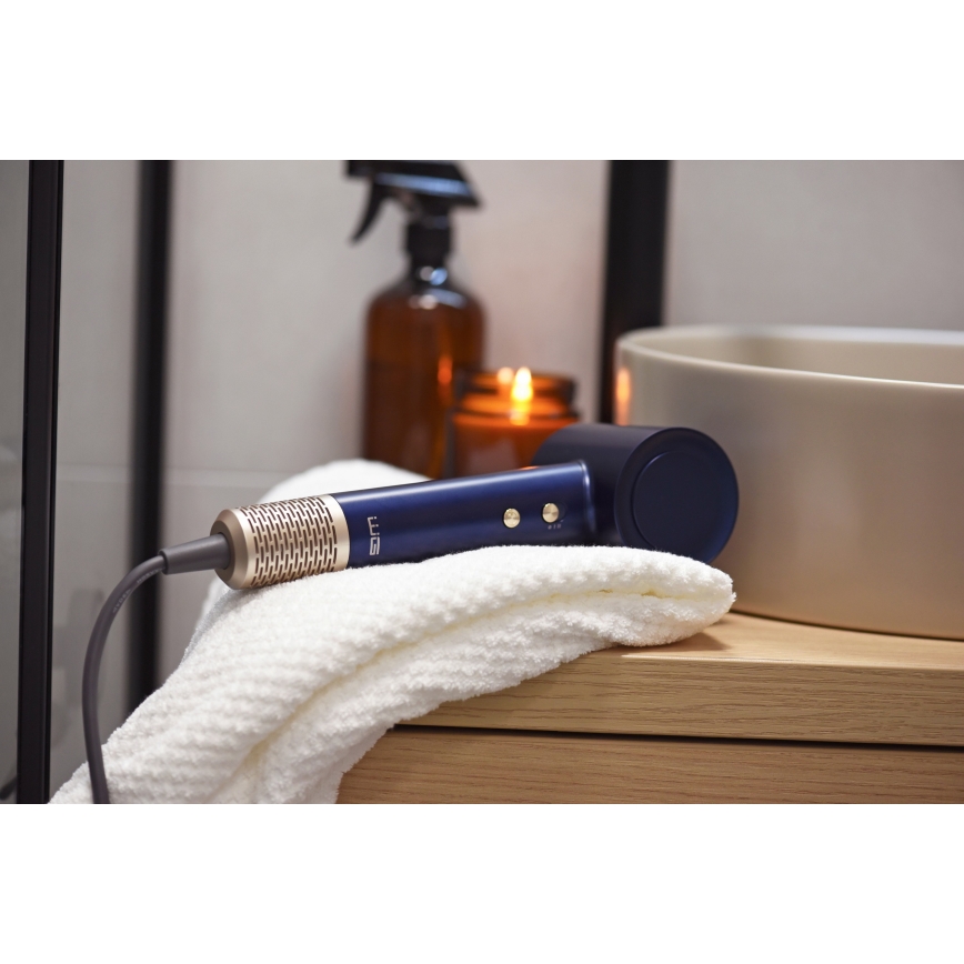 Winner Group - Fén s ionizátorom Elegance Air 1600W/230V modrá
