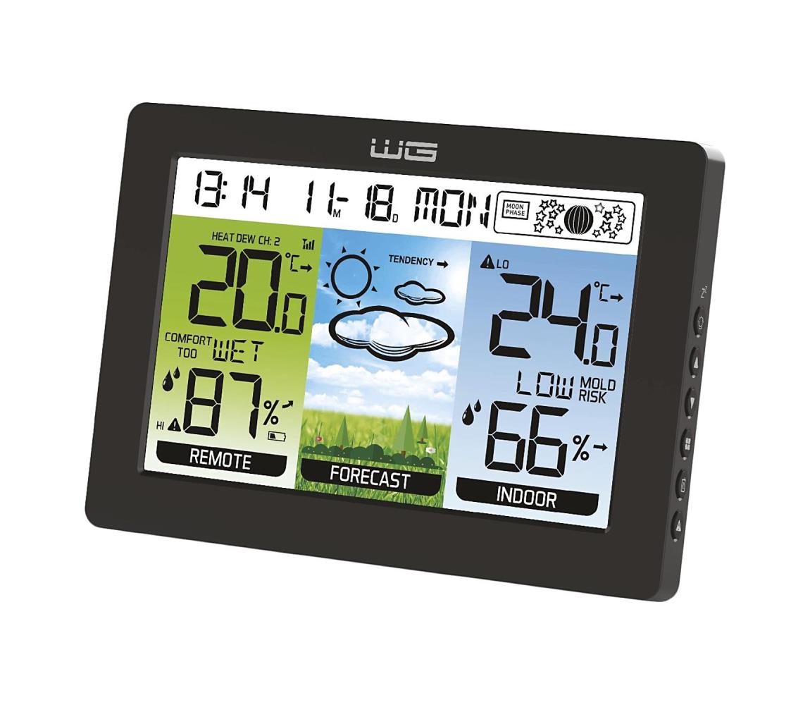 Winner Group - Meteostanica s LCD displejom a budíkom 5xAAA WINMETEOSWG4