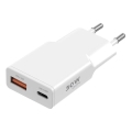 Winner Group - Nabíjací adaptér GaN 1xUSB-A + 1xUSB-C 30W biela