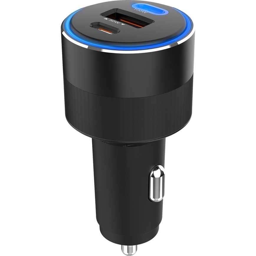 Winner Group - Nabíjačka do auta 2xUSB-C + 1xUSB-A Power Delivery 130W čierna