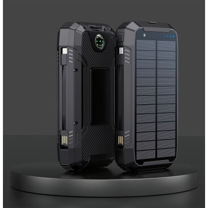 Winner Group - Powerbanka s bezdrôtovým nabíjaním a solárnym panelom 20000 mAh 20W PD