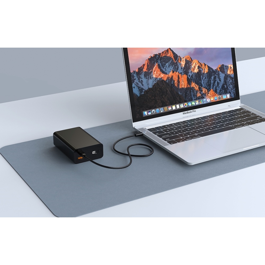 Winner Group - Powerbanka s displejom 20000 mAh 20W Power Delivery čierna