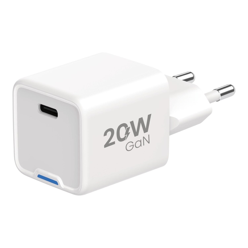 Winner Group - Rychlonabíjací adaptér 1xUSB-C Power Delivery 20W biela