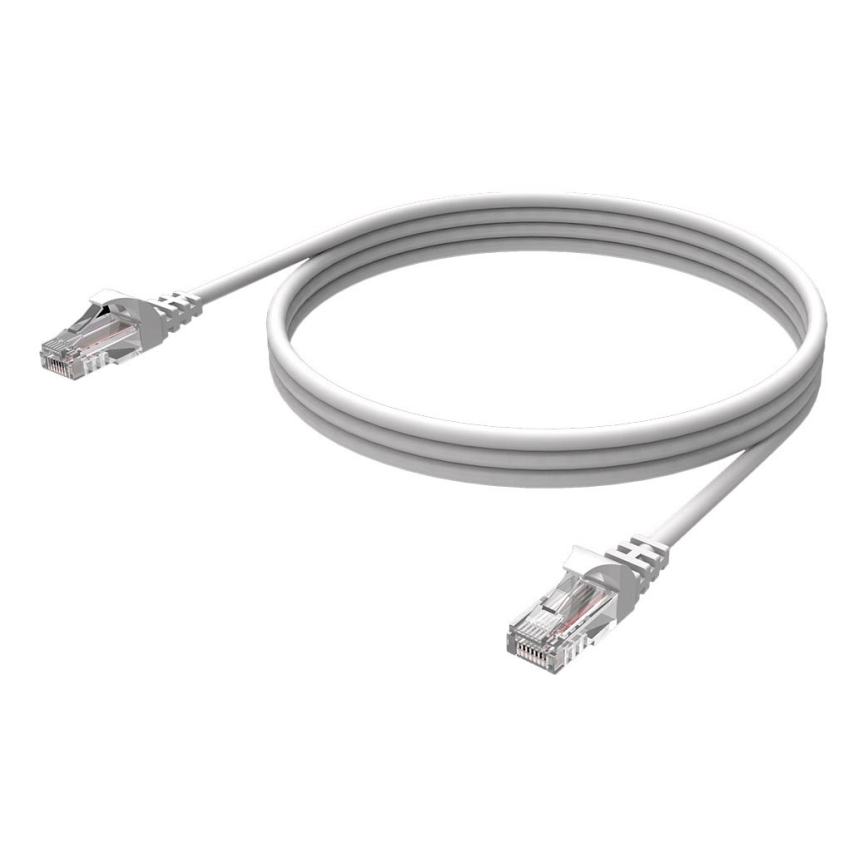 Winner Group - Sieťový ethernetový kábel RJ45 / RJ45 CAT-6 2m biela