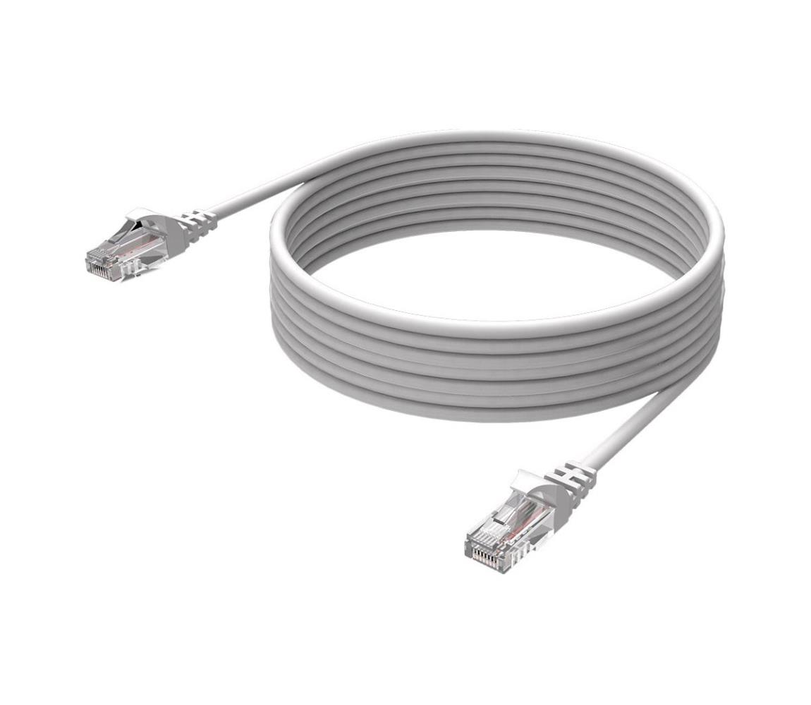 Winner Group - Sieťový ethernetový kábel RJ45 / RJ45 CAT-6 5m biela WINLAN5M1000