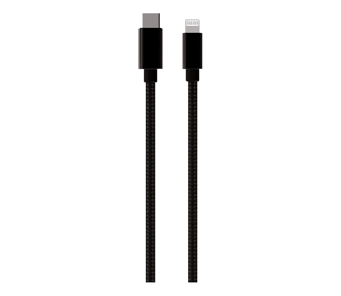 Winner Group - USB kábel Lightning / USB-C 60W 50cm čierna WINTYPCLI50CM