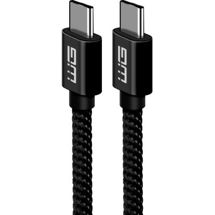 Winner Group - USB kábel USB-C / USB-C 60W 1m čierna