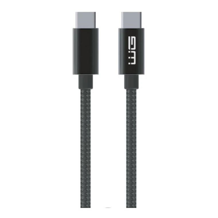Winner Group - USB kábel USB-C / USB-C 60W 20cm čierna