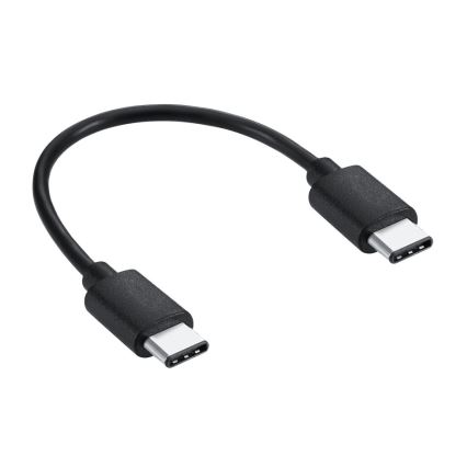 Winner Group - USB kábel USB-C / USB-C 60W 20cm čierna