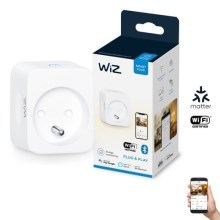 WiZ - Inteligentná zásuvka E 2300W + powermeter Wi-Fi