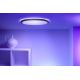WiZ - LED RGB Stmievateľné stropné svietidlo SUPERSLIM LED/32W/230V 2700-6500K Wi-Fi čierna