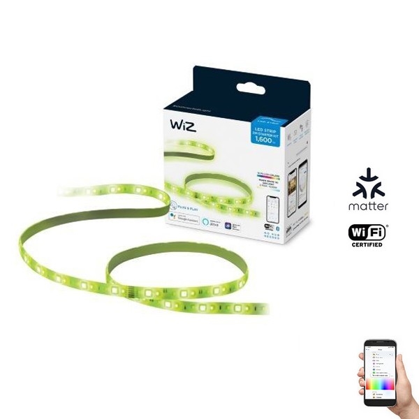 WiZ - LED RGB Stmievateľný pásik 2m LED/20W/230V 2700-6500K Wi-Fi