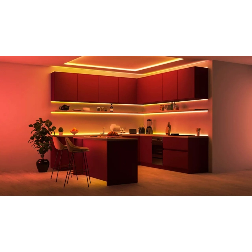 WiZ - LED RGBIC Stmievateľný pás 4m LED/10,2W/5V 2700-6500K Wi-Fi