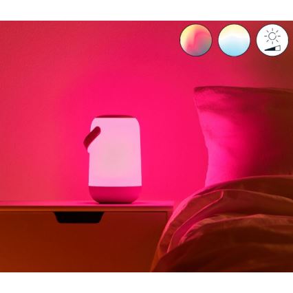 WiZ - LED RGBW Stmievateľná prenosná lampa MOBILE LED/13,5W/5V 2200-6500K Wi-Fi 1800 mAh