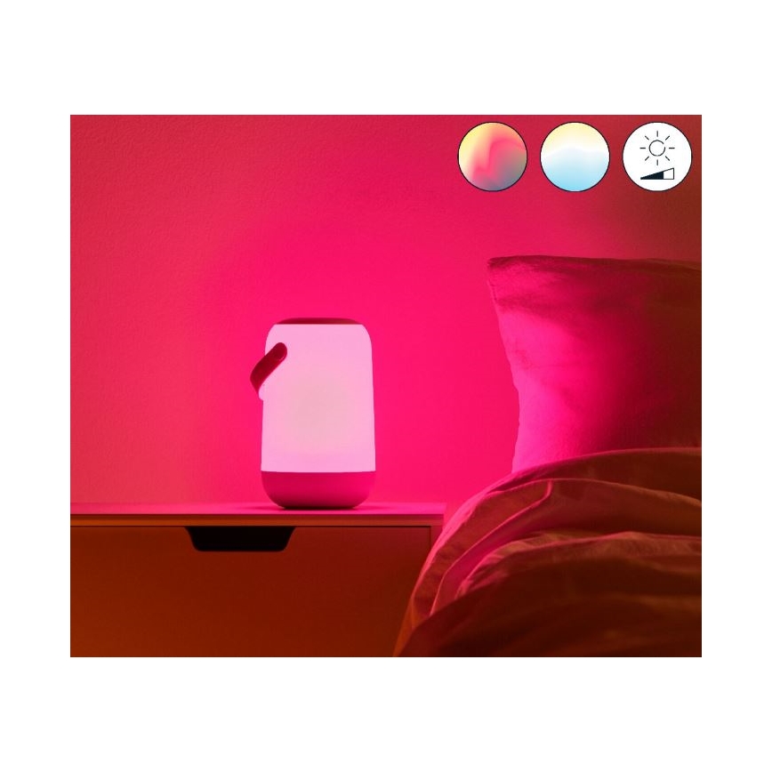 WiZ - LED RGBW Stmievateľná prenosná lampa MOBILE LED/13,5W/5V 2200-6500K Wi-Fi 1800 mAh