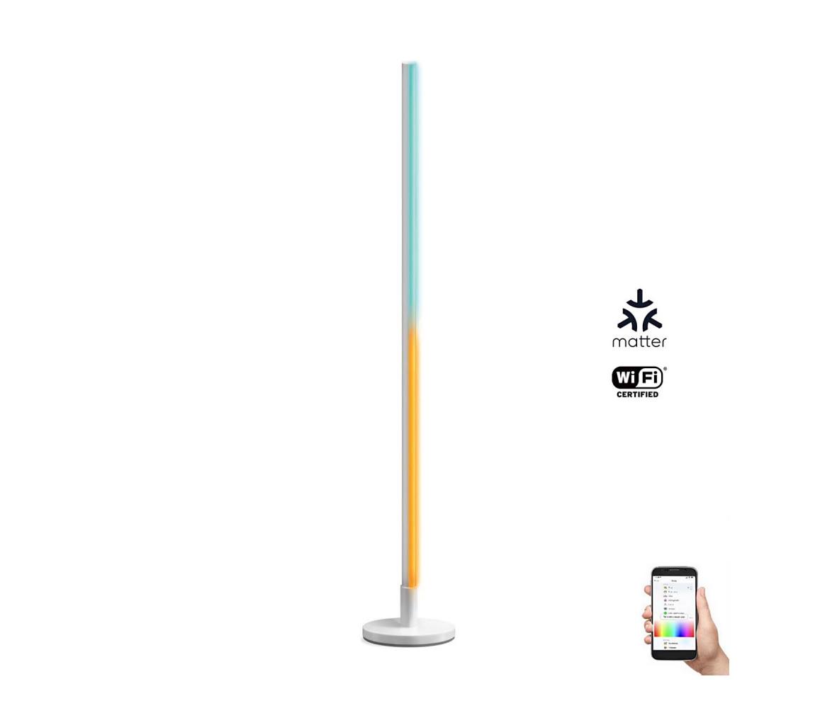 WiZ - LED RGBW Stmievateľná stojacia lampa POLE LED/13W/230V 2200-6500K Wi-Fi 871951455437501