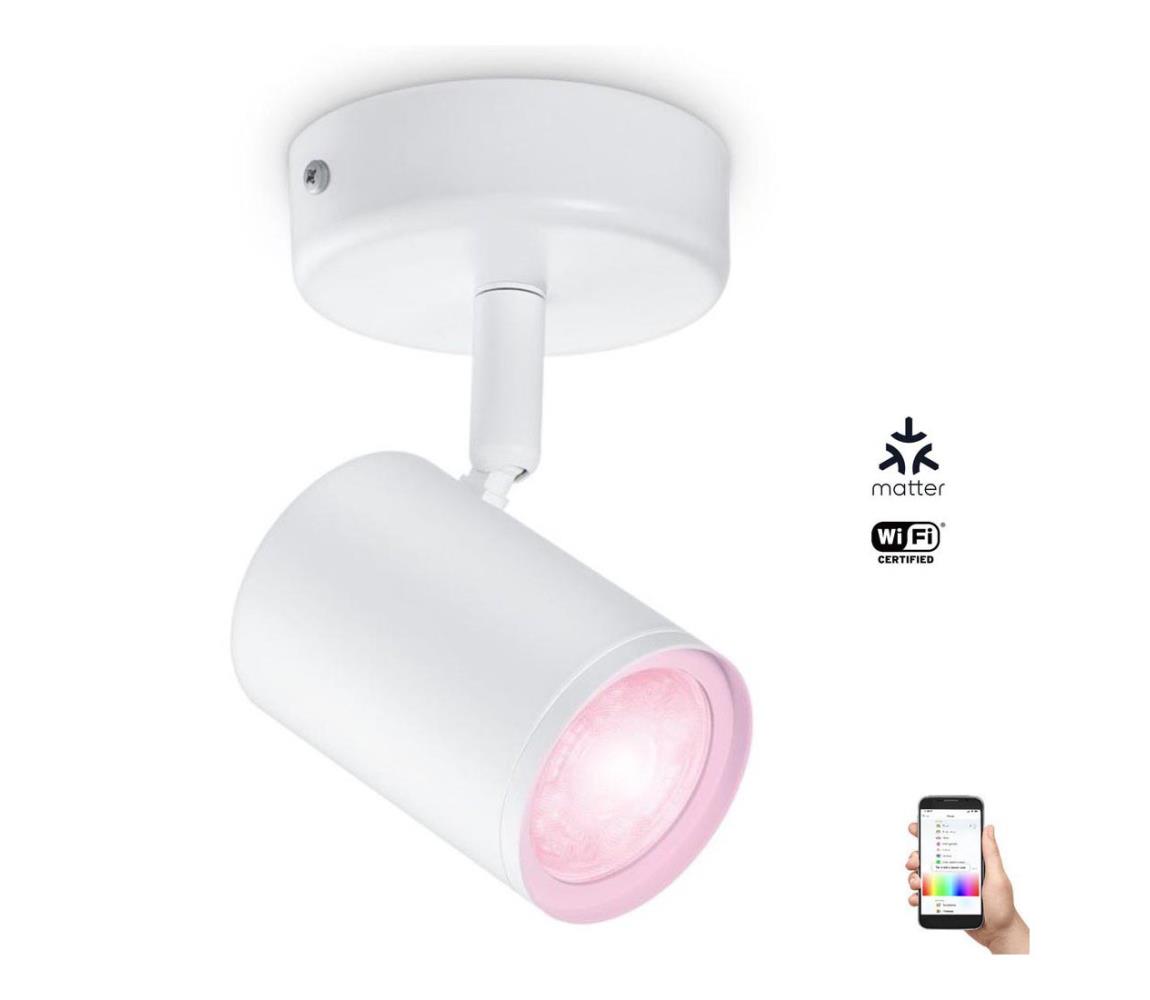 WiZ WiZ - LED RGBW Stmievateľné bodové svietidlo IMAGEO 1xGU10/4,9W/230V Wi-Fi