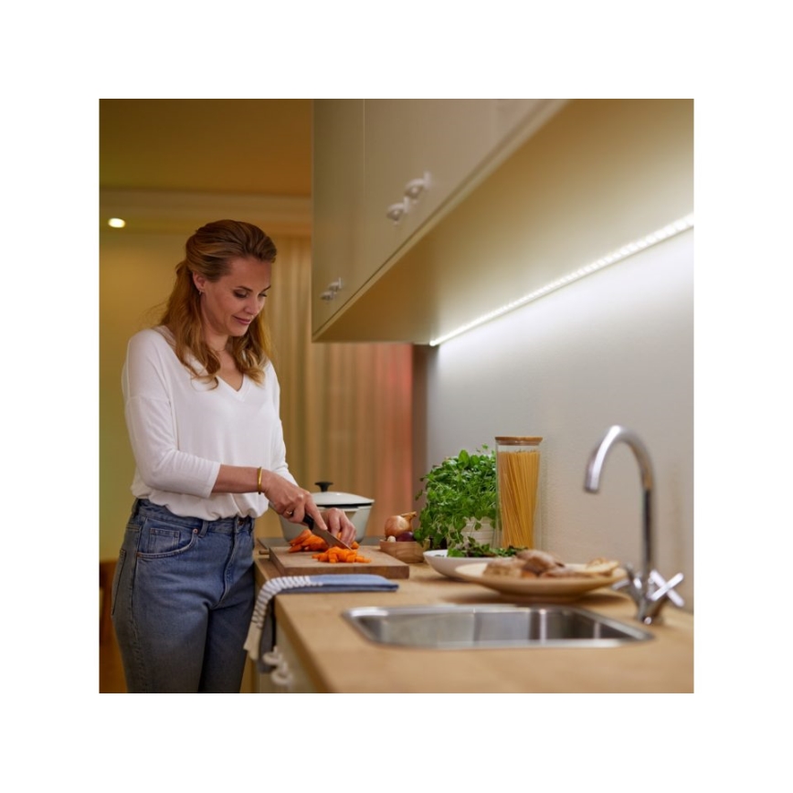 WiZ - LED RGBW Stmievateľný pásik 1m LED/11W/12V 2700-6500K Wi-Fi