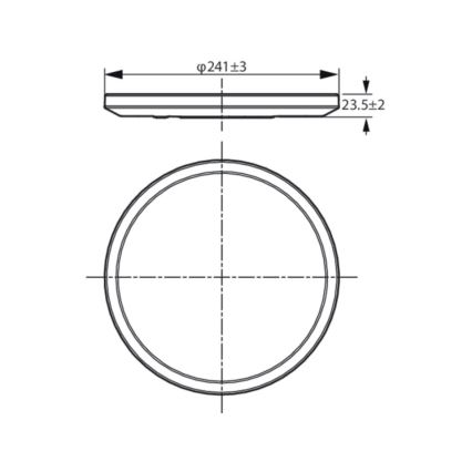 WiZ - LED Stmievateľné stropné svietidlo SUPERSLIM LED/14W/230V 2700-6500K Wi-Fi biela