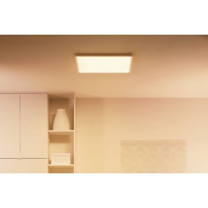 WiZ - LED Stmievateľné stropné svietidlo SUPERSLIM LED/36W/230V 2700-6500K Wi-Fi biela