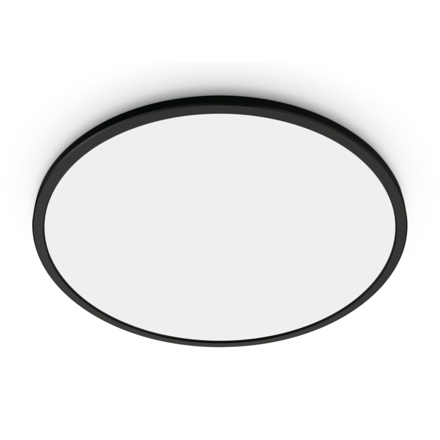 WiZ - LED Stmievateľné stropnvé svietidlo SUPERSLIM LED/16W/230V 2700-6500K Wi-Fi černá