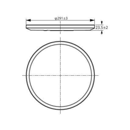 WiZ - LED Stmievateľné stropnvé svietidlo SUPERSLIM LED/16W/230V 2700-6500K Wi-Fi černá