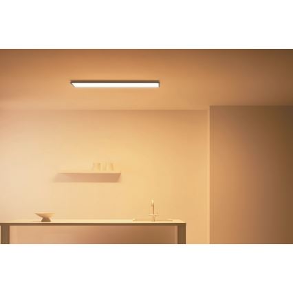 WiZ - LED Stmievateľný panel SUPERSLIM LED/36W/230V 2700-6500K Wi-Fi čierna