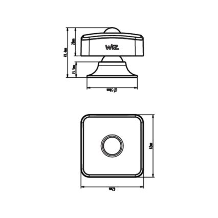 WiZ - Senzor pohybu 1xLR6 Wi-Fi