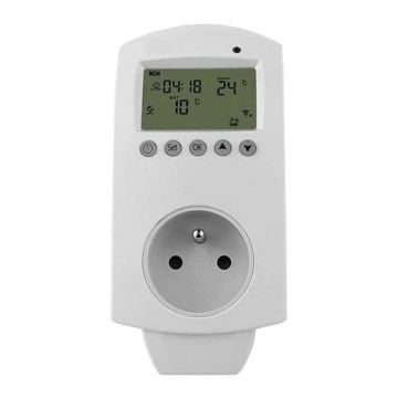 Wi‑Fi termostat so zásuvkou 230 V (Tuya)