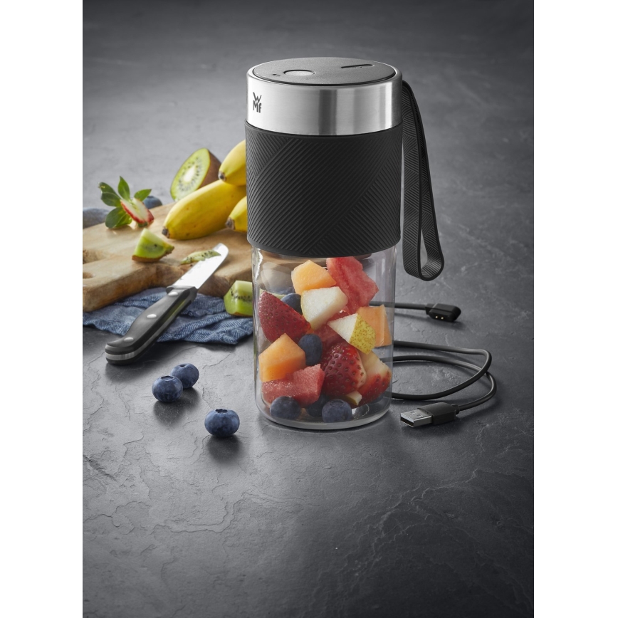 WMF - Cestovný smoothie mixér KITCHENminis 50W/7,4V 1200 mAh nerez